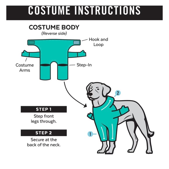 New Stitch Santa Dog Costume XXL - Picture 3 of 8